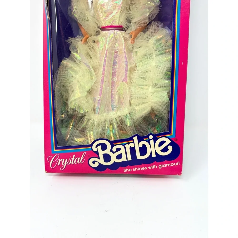 Vintage 1983 Crystal Barbie Doll Mattel 4598 Iridescent Gown New in Box NIB